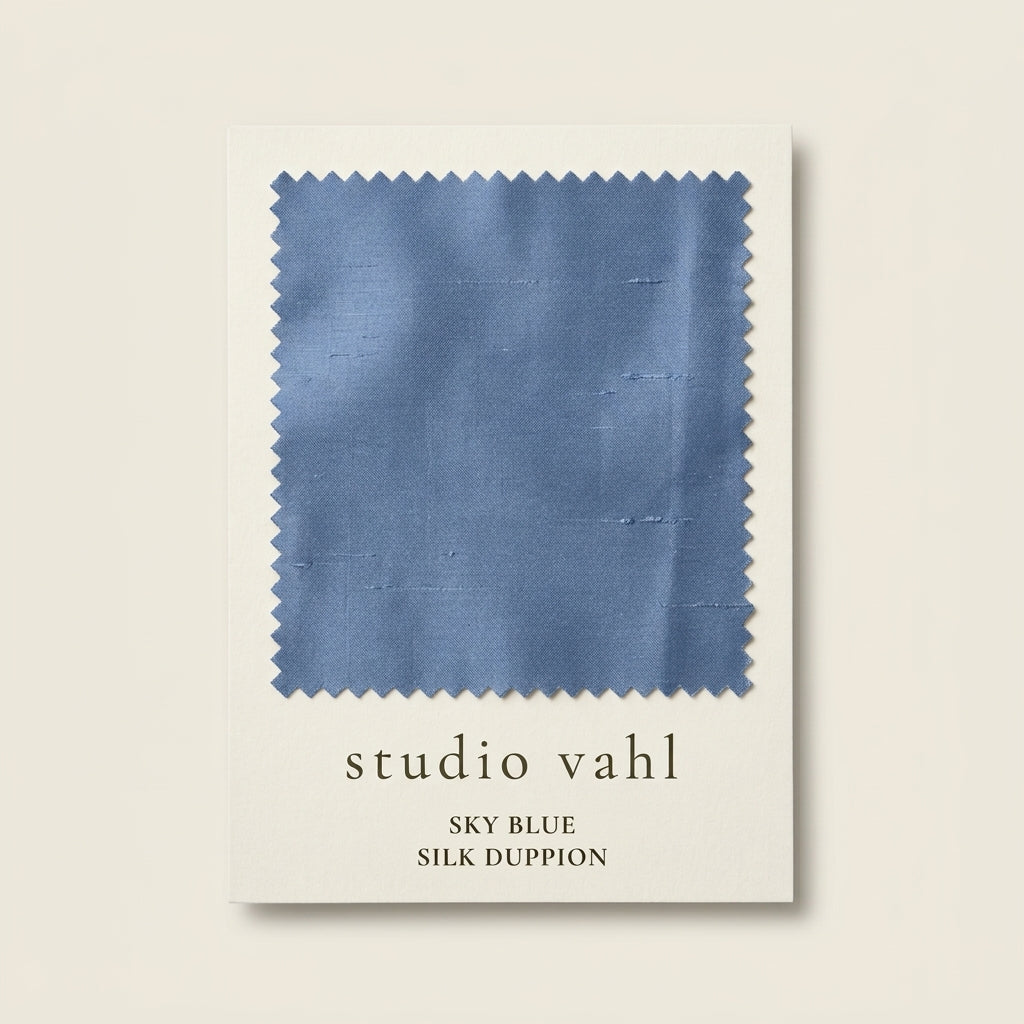 Fabric Swatch, Sky Blue or Olive Green